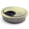 1pc 2 Inch Metal Desk Grommets, Wire Cord Hole Cover for Office PC, Zinc Alloy Organizer (Bronze)