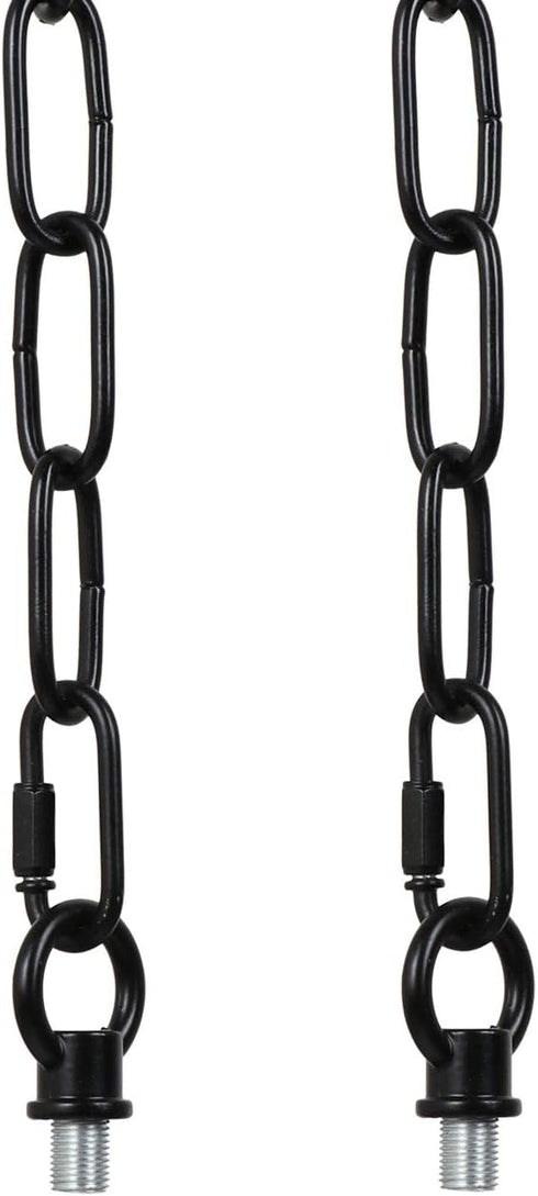 2 Pack 15ft 65 L0016 Heavy Duty Chain for Light Fixture, Pendant Light Extra Chain Permits Installation of Chain-Hung
