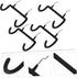 4pcs GANAZONO Heavy Duty Pegboard Hooks for Drill Holders Pegboard Hangers for Efficient Tool Organization Garage