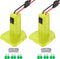 2 Packs Power Wheels Adapter for Ryobi 18V Battery, Conversion Kit with Switch, Fuses & Wire Terminals