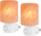 Syntus 2 Pack Himalayan Salt Lamp Natural Crystal Salt Light Glow Hand