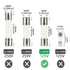 20PCS 110V 125V 3A 0.2 0.79 inch 5 20 mm PENGLIN Light Fuses Slow-Blow Mini Light Strings Replacement Glass Fuses x x