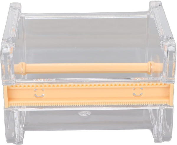 Transparent Multi Masking Tape Cutter Dispenser, Visible Roll Tape Holder for Home and Office