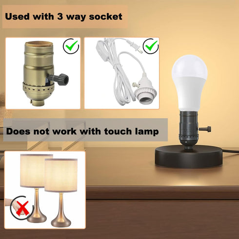 3 Way Light Bulbs, 30 70 100 Watt Equivalent, 2700K Soft White A19, E26 Base, 4 Pack, Energy Saving LED
