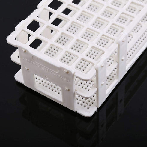 Detachable Plastic Test Tube Rack, 3 Layers Lab Storage Stand Holder for 16mm Diameter Tubes, 60 Tubes Capacity