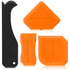 4 Pieces Silicone Caulking Tool Set for Kitchen Bathroom Sealant Finishing and Grout Scraping
