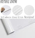 Glossy White Contact Paper for Countertops, 15.8''x78.7'' Removable Waterproof Vinyl Roll for Kitchen Cabinet