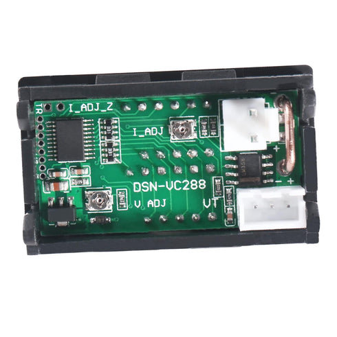6pcs Digital Voltmeter Ammeter DC 100V 10A, Voltage Current Volt Amp Meter Tester, Dual LED Display Panel with Connect