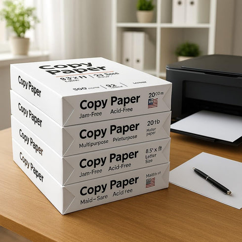 Generic 8.5 11 4 (2,000 20 lb 92 Copy Paper x Reams Sheets) | Printer Paper, Bright White, Letter Size | Multipurpose
