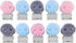 Skull Shape Medium Paper Clips, Easy Grip Binder Clips, Assorted Color, 10 Pcs/Set School Office Supplies