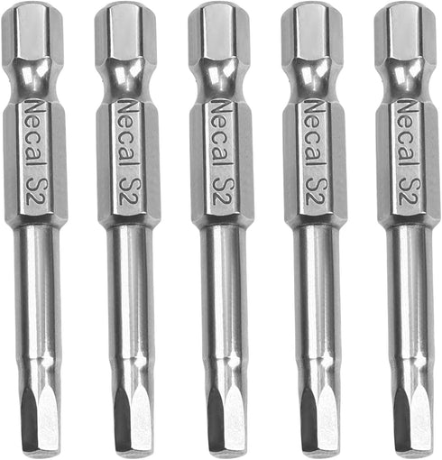 Utoolmart H4 Magnetic Hex Head Screwdriver Bits, 10pcs S2 Power Tools, 1/4 Inch Hex Shank 50mm Length