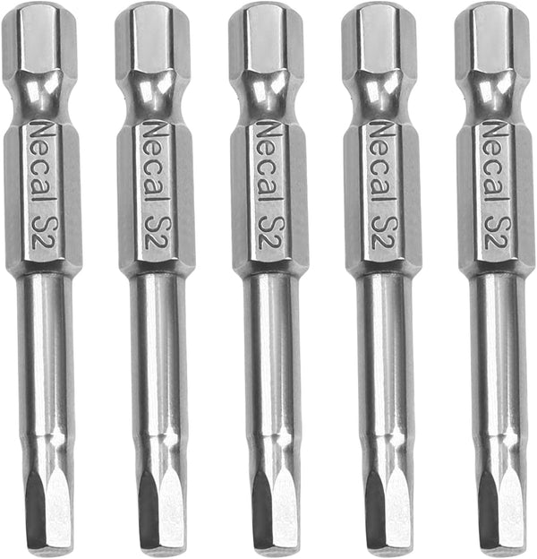Utoolmart H4 Magnetic Hex Head Screwdriver Bits, 10pcs S2 Power Tools, 1/4 Inch Hex Shank 50mm Length