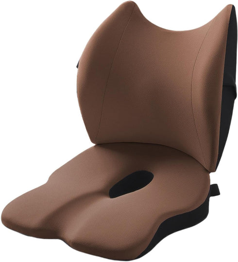 Generic Ergonomic Memory Foam Cushion: Orthopedic Back Support Pillow, Coccx Seat Cushion With Lumbar Support, Car Seat