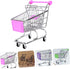 Rolling Wrought Iron Storage Cart - Versatile Kitchen & Party Use