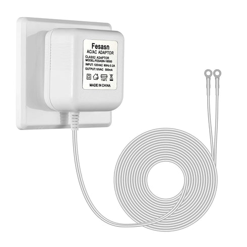 Fesasn AC18V Doorbell Power Adapter for Ring Doorbell Wired, Compatible with Ring Zmodo