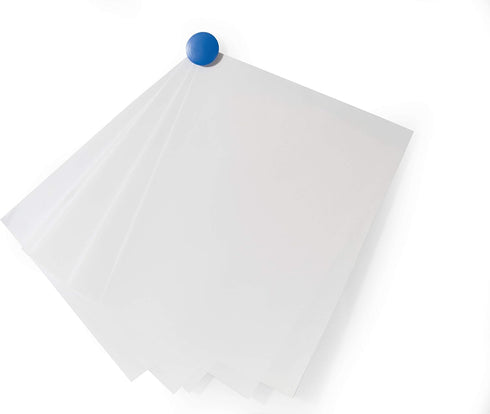 High Powered Magnets for Glass Dry-Erase Boards, Set of 5 in Blue