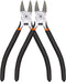 BOENFU Heavy Duty Wire Cutters 6 Inches, 2 Pack Flush Cut Pliers for Crafting, Floral, and Electrical Use