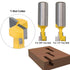 Saiper 1/2 Inch Shank Keyhole Router Bit Set, T-Slot Woodworking Grooving Router Bits (3/8 & 1/2 Inch Blade Diameter)