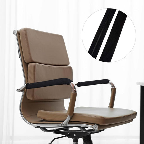 Office Chair Armrest Covers, Zipper Slipcover, Removable Stretch Chair Armrest Covers, Protectors for Office Chair
