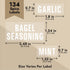 Talented Kitchen 134 Preprinted Minimalist Spice Labels, Bold White Seasoning Labels for Organization