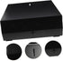 Stainless Steel Bathroom Tissue Holder with Anti-Splash Design Adhesive Paper Organizer for Wall Under-Cabinet Mount