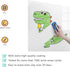 Small Magnetic Dry Erase Board Sheet for Fridge, 8"x12" Erasable Refrigerator Whiteboard for Kitchen, Mini White Board