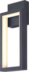 Canarm Kalino LED Sconce, Black Finish Wall Mounted Downlight, 14W Integrated Outdoor