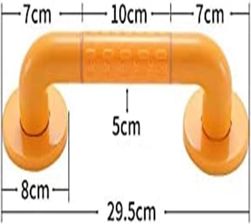 ALDEPO 30cm-Orange) Grab Bars New Stainless Steel Handrail Stair Railing Bathroom Safety Elderly Disabled Non-Slip