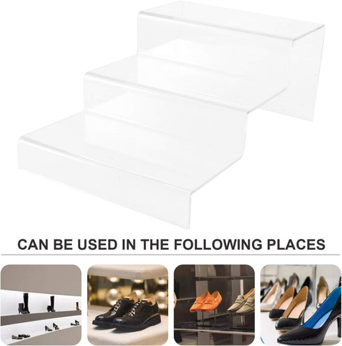 1Pc Closet ABOOFAN Transparent Shoe Display Rack Multi Storage Holder for Organized Shoe Storage and Wear Resistant