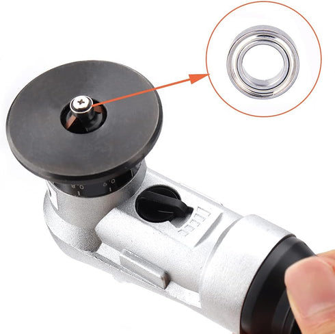 5Pcs Auxiliary Bearing for Mini Pneumatic Chamfering Machine, 3mmx7mmx3mm Replaceable Manual Linear Chamfering Tool High-precision Accessories, High Speed Heat Resistance, Low Vibration by SI FANG