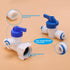 5 Pack 19mm to 6.5mm Tee Quick Connect Valve+5 Pack 6.5mm Ball Valve, for PE Pipes Tap Water Pneumatics Plumbing Application,10M 1/4" Water Supply Pipe Tube Included by Pxyelec