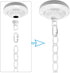 ECUDIS 5 Inches 6 50 Light Fixture Canopy Kit, Diameter and Feet Pendant Light Chain Includes Mounting Hardware