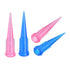 MECCANIXITY Dispenser Needle Tip Blue 22ga x 1.26" & Pink 20ga x 1.26" Plastic Blunt Tip Tapered Fill Needle