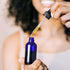 AOZITA 4 Pack 2 oz Dropper Bottles with 1 Funnel & 4 Labels - Thick Dark Blue Glass Tincture Bottles with Eye Droppers