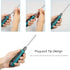 9pcs/set Precision Multi-Bit Screwdriver Set - Strong Magnetic 1/4" Hex Shank Slotted Phillips Head Kit with Rubber