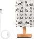 Generic Boston Terrier Dog Clipart Small Desk Lamp for Bedroom Nightstand Bedside Lamps