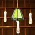 Angoily Vintage Green Glass Lampshade for Pendant Light - Mediterranean Style Replacement Shade for Restaurant Bar Home