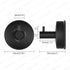 YOHOM 2Pcs Suction Cup Hooks, Stainless Steel Vacuum Bathroom Shower Hook for Towel Rack Kitchen Organizer - Matte Black
