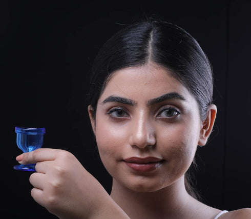 Eye Wash Cup Set of 2, Keep Your Eyes Clean and Healthy - Pink and Blue Color