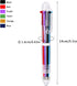 Enyeopd 48 Pack Multicolor Pens, Fun Pens for Kids Party Favors, Classroom, Valentines Day Bulk Gifts, Retractable