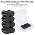 50 Pcs Neodymium Refrigerator Magnets, Premium Round Disc Small Rare Earth Magnets for Crafts, DIY, Office, Black
