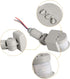 Motion Sensor, 90-250V AC PIR Motion Detector, 180 Degree Flood Lights Dusk Till Dawn Security Sensor for Wall Light