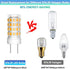 2-Pack GY6.35 Bulb 4W GY6.35 40W GY6.35 Bulb T4 Bulb 12V Dimmable 3000K, 12V) LED Bi-pin Base Halogen Replacement JC