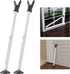 Keplrend Door Stoppers Security Bar 2 Pack - Heavy Duty Door Jammer -