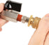 Automotive T-Style Air Plug, 1/4" NPT Male Pneumatic Plugs, Air Compressor Fittings (10-PACK)