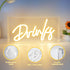 Drinks Neon Sign, Drinks Signs USB LED Desk Lightbox with ON/OFF Switch, Light Up Sign for Table Decor, Home Bar