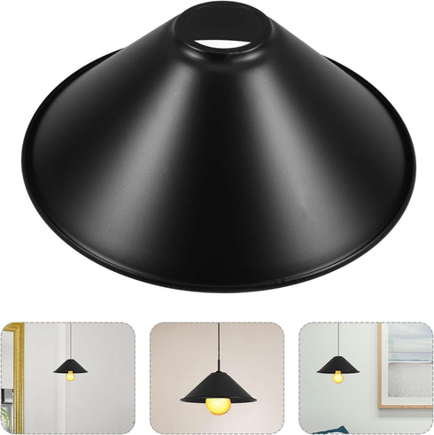 8.66 Inch ARTIBETTER Industrial Vintage Metal Chandelier Shade Retro Cone Ceiling Holder Replacement Lamp Cover