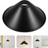 8.66 Inch ARTIBETTER Industrial Vintage Metal Chandelier Shade Retro Cone Ceiling Holder Replacement Lamp Cover