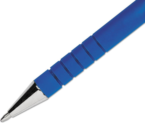 Paper Mate FlexGrip Ultra Ballpoint Stick Pen, Medium, Blue Ink, Dozen, 9610131