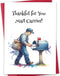 Bestmelo Mail Carrier Thank You Card, Postal Worker Appreciation Card, Thank You Gift